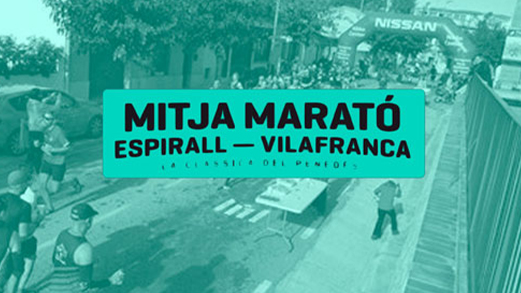 Banner de la carrera Mitja Marató de l'Espirall