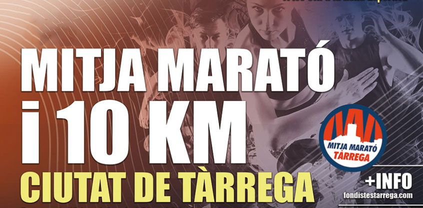 Banner de la carrera Mitja Marató Tàrrega
