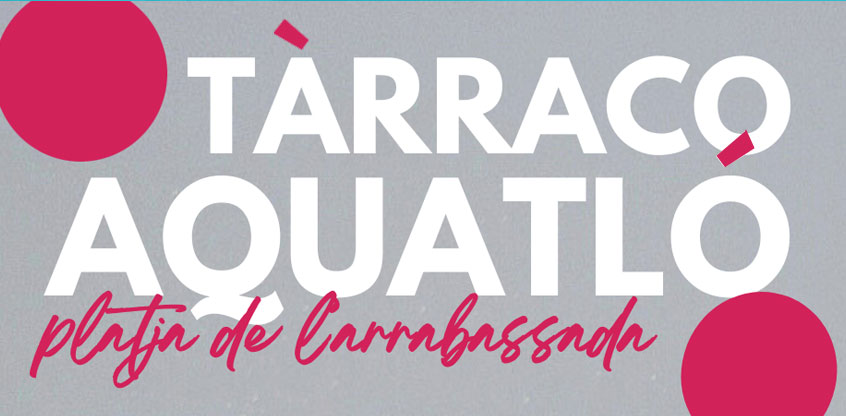 Banner de la carrera Tàrraco Aquatló